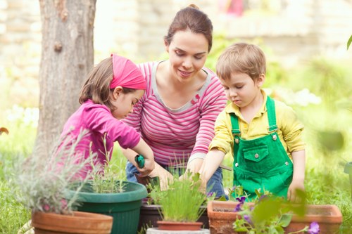 Reusable garden materials prepared for charity donation